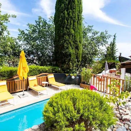 Lovely Old Town House Sea View, 1br Ac, Pool,sauna Apartamento Cagnes-sur-Mer