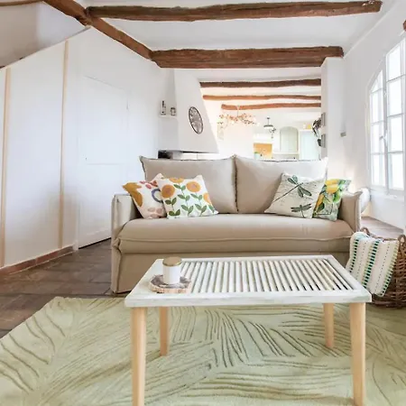 Lovely Old Town House Sea View, 1br Ac, Pool,sauna * Cagnes-sur-Mer