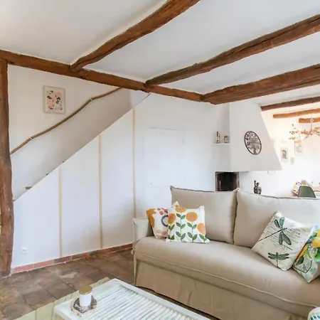 Lovely Old Town House Sea View, 1br Ac, Pool,sauna * Cagnes-sur-Mer